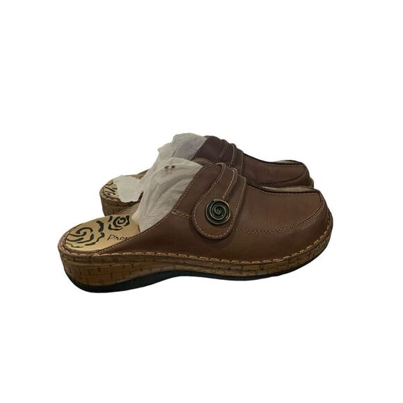 Propet Jana women’s Leather Mules Size 8 New With Box - Picture 2 of 6
